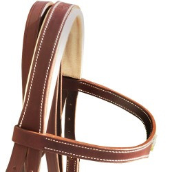 Zaum Lusitania, gepolstert, mit Zügeln